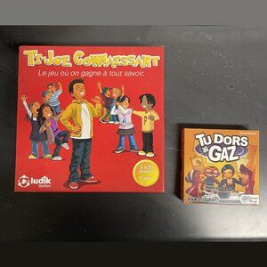 PACK DE 2 JEUX FAMILIAUX – RÉFLEXES & CONNAISSANCES !